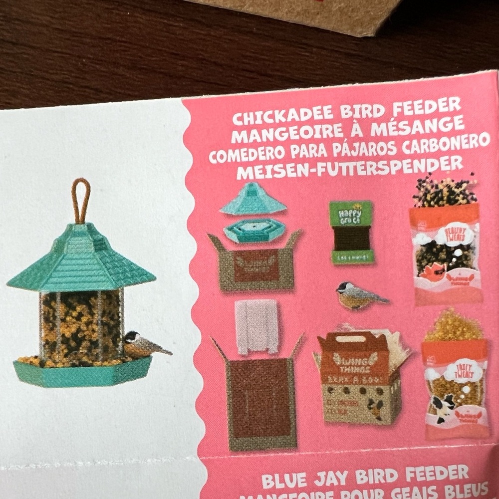 Chickadee Bird Feeder from Mini Verse